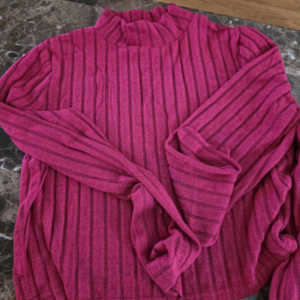 Cozy Pink Ribbed Lounge Set - Picture 2 of 6